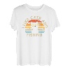 Ich mag Katzen und Angeln T-Shirt