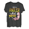 Ich bin Angler willst du meinen Wurm sehen Fischen Fischer T-Shirt
