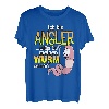 Ich bin Angler willst du meinen Wurm sehen Fischen Fischer T-Shirt