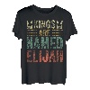 Lustiger personalisierter Name Shirt Kings Are Named Elijah T-Shirt