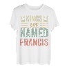 Kings Are Named Francis Shirt Lustiger Personalisierter Name T-Shirt