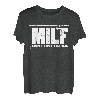 Herren MILF Man I Love Fishing Lustige Zitat für Fischer T-Shirt