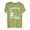 I'd Rather Be Fishing (Censored) - lustiger Angler T-Shirt