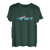 Fliegenfischen Forellenangeln Grafik Outdoor Angeln T-Shirt