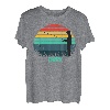 Frottee Angeln Vintage Retro Sonnenuntergang Name für Herren T-Shirt