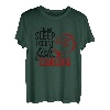 Lustiges Vintages Fischen gehen Schlaf, den ich Fische zähle T-Shirt