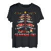 Oh Fishmas Tree Fishing Fisherman Weihnachten Xmas Funny T-Shirt