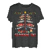 Oh Fishmas Tree Fishing Fisherman Weihnachten Xmas Funny T-Shirt