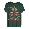 Oh Fishmas Tree Fishing Fisherman Weihnachten Xmas Funny T-Shirt