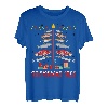 Oh Fishmas Tree Fishing Fisherman Weihnachten Xmas Funny T-Shirt
