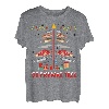 Oh Fishmas Tree Fishing Fisherman Weihnachten Xmas Funny T-Shirt