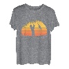Herren Angler Sonnenuntergang Fischer Angel T-Shirt