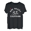 Simi Valley, Kalifornien, Strandflagge, Bär, Surf, CA, Vintage-Stil T-Shirt