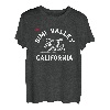 Simi Valley, Kalifornien, Strandflagge, Bär, Surf, CA, Vintage-Stil T-Shirt