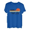 Retro Cool Original Neapel Florida Strandpalme T-Shirt