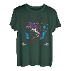 Lustiges Angelshirt Wanna Go Fishing? Für Angler USA Flagge T-Shirt