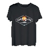 Retro Cool Bondi Beach Australien Vintage Sonnenuntergang Neuheit Kunst T-Shirt