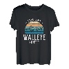 Walleye Hunter Lustiges Angeln, Vollzeit, Zandernutte T-Shirt