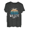 Walleye Hunter Lustiges Angeln, Vollzeit, Zandernutte T-Shirt