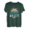 Walleye Hunter Lustiges Angeln, Vollzeit, Zandernutte T-Shirt