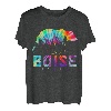 Boise Idaho Tie Dye Bear Pride Outdoor Wandern Natur Vintage T-Shirt