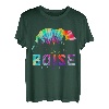 Boise Idaho Tie Dye Bear Pride Outdoor Wandern Natur Vintage T-Shirt