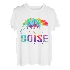 Boise Idaho Tie Dye Bear Pride Outdoor Wandern Natur Vintage T-Shirt