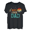 Reel Cool Dad Fisherman Vatertag Lustiges Angeln T-Shirt