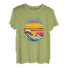 Cape Cod Retro 1980er Stil Massachusetts Beach T-Shirt