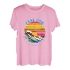 Cape Cod Retro 1980er Stil Massachusetts Beach T-Shirt