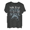 Angelshirt Born To Go Fishing Forced To Go To School T-Shirt