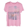 Herren Retro Patriotische Rolle Cool Poppy For Best Daddy Father's Day T-Shirt