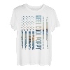 Herren Retro Patriotische Rolle Cool Poppy For Best Daddy Father's Day T-Shirt