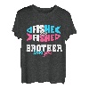 Geschlecht Ideen enthüllen Fische oder Fische BROTHER liebt dich Angeln T-Shirt