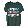 Geschlecht Ideen enthüllen Fische oder Fische BROTHER liebt dich Angeln T-Shirt