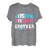 Geschlecht Ideen enthüllen Fische oder Fische BROTHER liebt dich Angeln T-Shirt