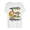 Angler Angeln Kinder Forelle Karpfen Hecht Stör T-Shirt