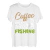Erst Kaffee, dann Angeln Lustiger Fischer T-Shirt