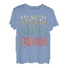 Lustiger personalisierter Name Shirt Kings Are Named Quinn T-Shirt