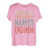 Lustiger personalisierter Name Shirt Kings Are Named Quinn T-Shirt