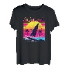 Virgin Gorda Retro 80er Jahre Stil Souvenir Strand T-Shirt