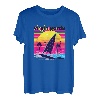 Virgin Gorda Retro 80er Jahre Stil Souvenir Strand T-Shirt