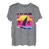 Virgin Gorda Retro 80er Jahre Stil Souvenir Strand T-Shirt
