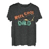 Reel Cool Dad Vintage Angeln Vater Sohn passender Vatertag T-Shirt