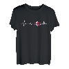 Norwegen Angeln - Heartbeat Heilbutt Angeltour T-Shirt