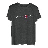 Norwegen Angeln - Heartbeat Heilbutt Angeltour T-Shirt
