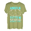 Angeln Ist Wie Titten Lustiger Angler Fischer Spruch T-Shirt