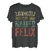 Lustiger personalisierter Name Shirt Kings Are Named Felix T-Shirt