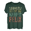 Lustiger personalisierter Name Shirt Kings Are Named Felix T-Shirt