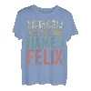 Lustiger personalisierter Name Shirt Kings Are Named Felix T-Shirt